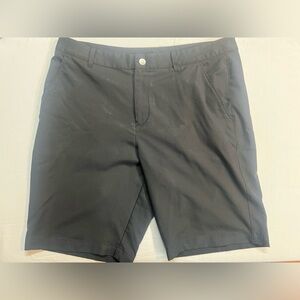 Puma Golf Shorts Men’s 36 Gray Performance Stretch Flat Front Casual